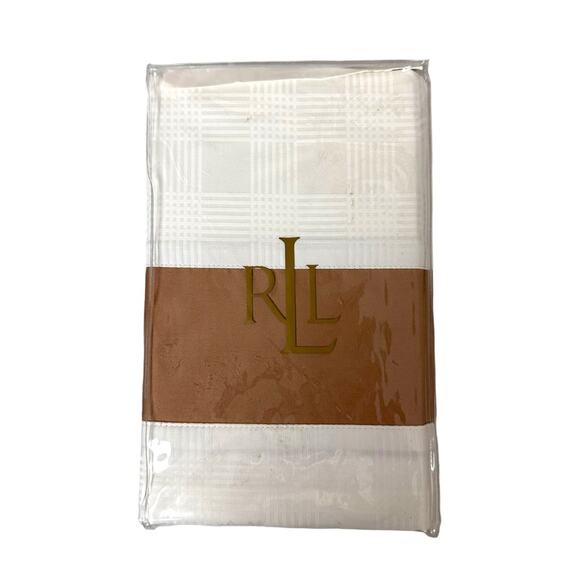 Lauren Ralph Lauren Suite Pillow Sham Standard Glen Plaid Camel New in Package - Picture 10 of 10